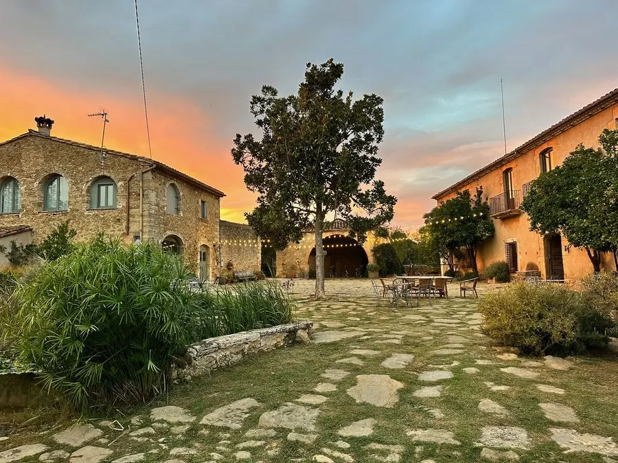 Home for the week, as the sun goes down