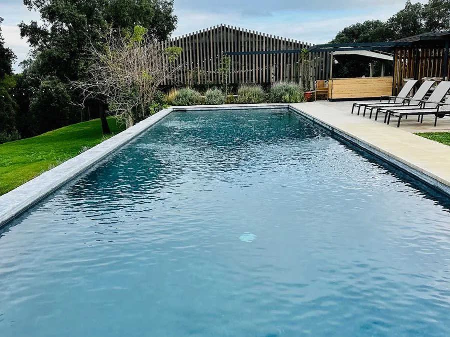 The pool at Can Campolier