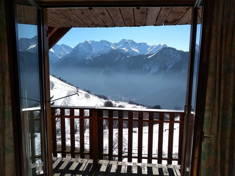 The view from the balcony, first thing